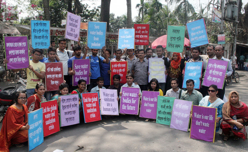 পানির অধিকার প্রতিষ্ঠায় পদযাত্রা